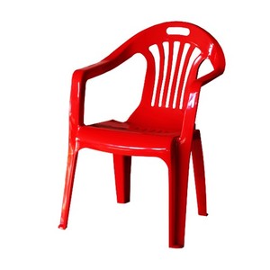 등받이 의자 (빨강)